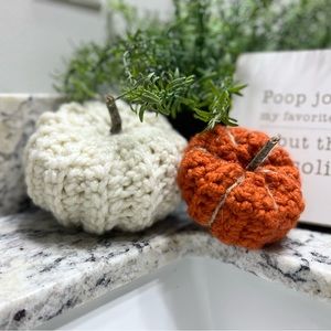 Crochet Pumpkin Set!